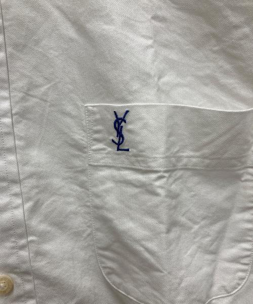 Yves Saint Laurent（イヴサンローラン）Yves Saint Laurent (イヴサンローラン) オックスフォードシャツ ホワイト サイズ:Mの古着・服飾アイテム