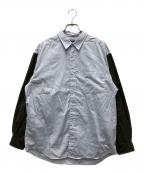 COMME des GARCONS HOMMEコムデギャルソン オム）の古着「綿オックス シャツ」｜スカイブルー