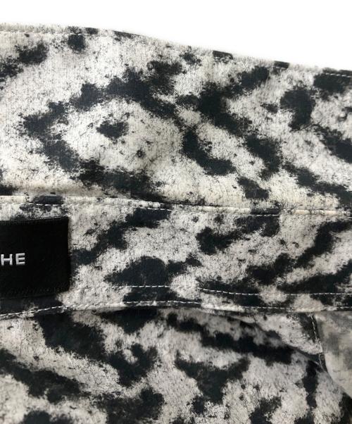 KRIS VAN ASSCHE（クリス ヴァン アッシュ）KRIS VAN ASSCHE (クリス ヴァン アッシュ) ヘリンボーンシャツ ブラック×ホワイト サイズ:44の古着・服飾アイテム