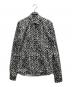 KRIS VAN ASSCHE（クリス ヴァン アッシュ）の古着「ヘリンボーンシャツ」｜ブラック×ホワイト