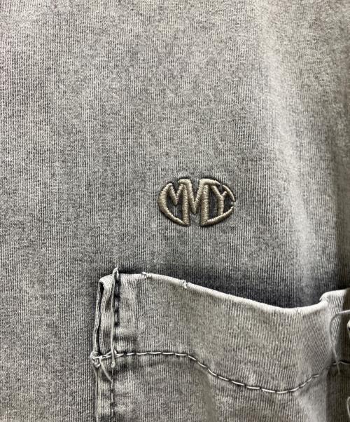 Maison MIHARA YASUHIRO（メゾン ミハラ ヤスヒロ）Maison MIHARA YASUHIRO (メゾン ミハラ ヤスヒロ) 25AW アマチュアソーンライクTシャツ グレー サイズ:48の古着・服飾アイテム