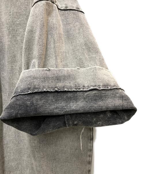 Maison MIHARA YASUHIRO（メゾン ミハラ ヤスヒロ）Maison MIHARA YASUHIRO (メゾン ミハラ ヤスヒロ) 25AW アマチュアソーンライクTシャツ グレー サイズ:48の古着・服飾アイテム