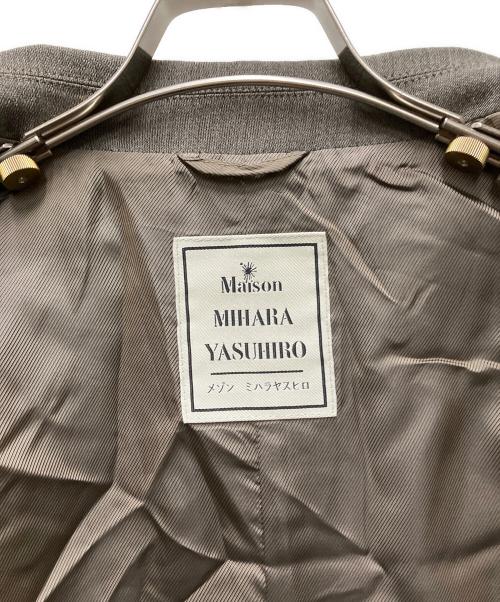 Maison MIHARA YASUHIRO（メゾン ミハラ ヤスヒロ）Maison MIHARA YASUHIRO (メゾン ミハラ ヤスヒロ) Wide back blazer ブラウン サイズ:38の古着・服飾アイテム