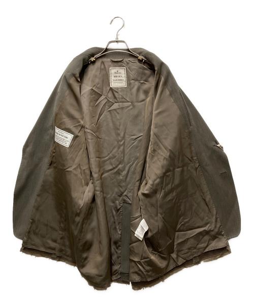 Maison MIHARA YASUHIRO（メゾン ミハラ ヤスヒロ）Maison MIHARA YASUHIRO (メゾン ミハラ ヤスヒロ) Wide back blazer ブラウン サイズ:38の古着・服飾アイテム