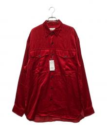 DRIES VAN NOTEN（ドリスヴァンノッテン）の古着「CALENDO GD 3278 M.W.SHIRT RED」｜レッド
