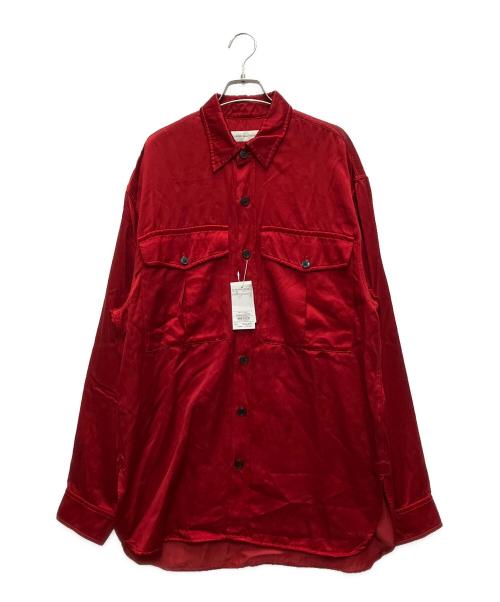 DRIES VAN NOTEN（ドリスヴァンノッテン）DRIES VAN NOTEN (ドリスヴァンノッテン) CALENDO GD 3278 M.W.SHIRT RED レッド サイズ:Sの古着・服飾アイテム