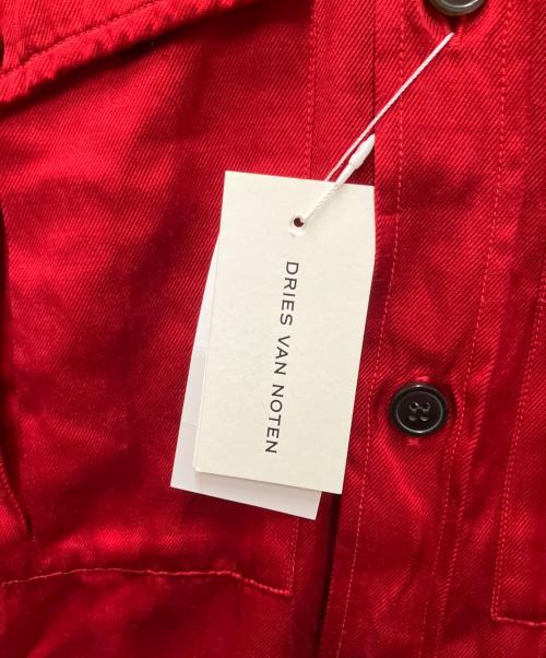 DRIES VAN NOTEN（ドリスヴァンノッテン）DRIES VAN NOTEN (ドリスヴァンノッテン) CALENDO GD 3278 M.W.SHIRT RED レッド サイズ:Sの古着・服飾アイテム