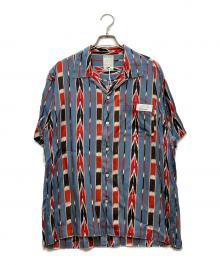 FACCIES（ファッチーズ）の古着「NATIVE AMERICAN OPEN SHIRT」｜ブルー