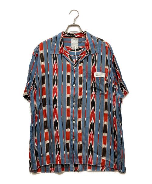FACCIES（ファッチーズ）FACCIES (ファッチーズ) NATIVE AMERICAN OPEN SHIRT ブルー サイズ:2の古着・服飾アイテム