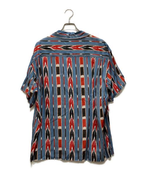 FACCIES（ファッチーズ）FACCIES (ファッチーズ) NATIVE AMERICAN OPEN SHIRT ブルー サイズ:2の古着・服飾アイテム