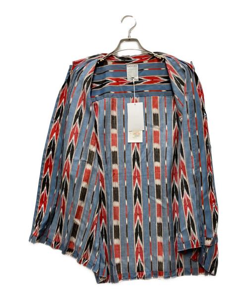 FACCIES（ファッチーズ）FACCIES (ファッチーズ) NATIVE AMERICAN OPEN SHIRT ブルー サイズ:2の古着・服飾アイテム