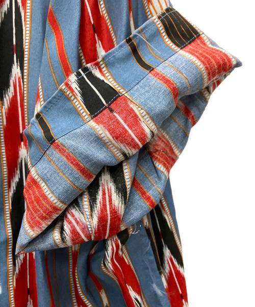 FACCIES（ファッチーズ）FACCIES (ファッチーズ) NATIVE AMERICAN OPEN SHIRT ブルー サイズ:2の古着・服飾アイテム
