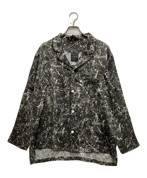 TakahiroMiyashita:FooTokyo（タカヒロミヤシタ）TakahiroMiyashita:FooTokyo (タカヒロミヤシタ) Silk Pajamas Long-Sleeve グレー サイズ:Lの古着・服飾アイテム