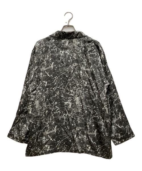TakahiroMiyashita:FooTokyo（タカヒロミヤシタ）TakahiroMiyashita:FooTokyo (タカヒロミヤシタ) Silk Pajamas Long-Sleeve グレー サイズ:Lの古着・服飾アイテム