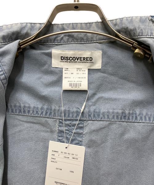 DISCOVERED（ディスカバード）DISCOVERED (ディスカバード) USED REMAKE デニムシャツ ブルー サイズ:FREEの古着・服飾アイテム