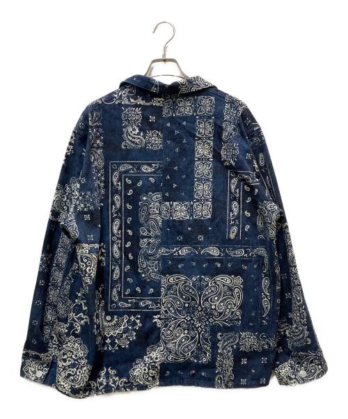 JOHNBULL（ジョンブル）JOHNBULL (ジョンブル) 24AW THE KYOTO BASSEN ペイズリー柄  デニム ジャケット インディゴ サイズ:Mの古着・服飾アイテム