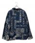 JOHNBULL (ジョンブル) 24AW THE KYOTO BASSEN ペイズリー柄  デニム ジャケット インディゴ サイズ:M：12000円
