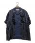 TOGA VIRILIS（トーガ ビリリース）の古着「CUPRA JACQUARD FLOWER SHIRT」｜ネイビー