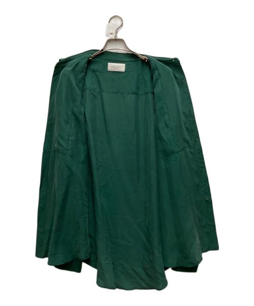 UNUSED（アンユーズド）UNUSED (アンユーズド) シルクフリンジシャツ グリーン サイズ:3の古着・服飾アイテム