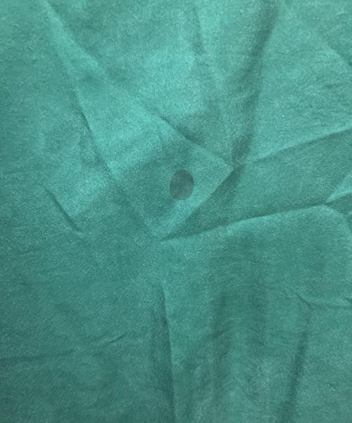 UNUSED（アンユーズド）UNUSED (アンユーズド) シルクフリンジシャツ グリーン サイズ:3の古着・服飾アイテム