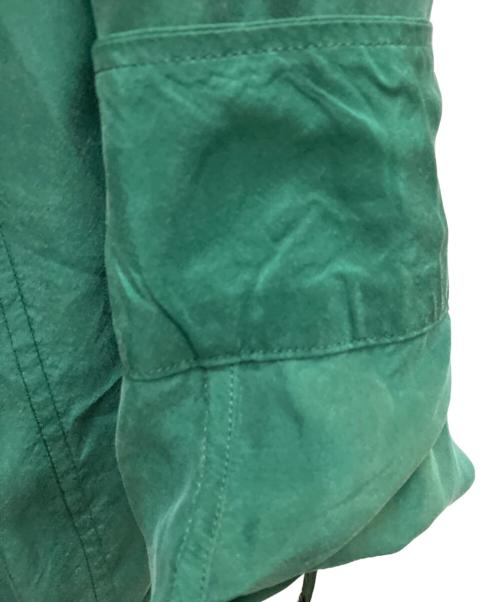 UNUSED（アンユーズド）UNUSED (アンユーズド) シルクフリンジシャツ グリーン サイズ:3の古着・服飾アイテム