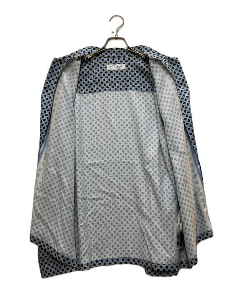 TOGA TOO（トーガ・トゥ）TOGA TOO (トーガ・トゥ) Inner print shirt ブルー サイズ:Lの古着・服飾アイテム