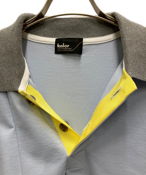 KOLOR（カラー）KOLOR (カラー) 26SS S/S Polo ブルー サイズ:2の古着・服飾アイテム