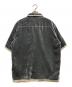 MASU (エムエーエスユー) UNEVEN VELVET HALF SLEEVE SHIRT グレー サイズ:48：25000円