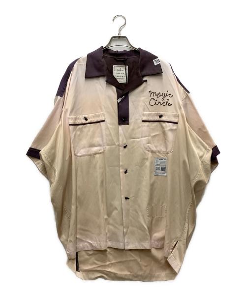 MIHARA YASUHIRO（ミハラヤスヒロ）MIHARA YASUHIRO (ミハラヤスヒロ) 24SS Bowling S/S Shirt ベージュ サイズ:48の古着・服飾アイテム