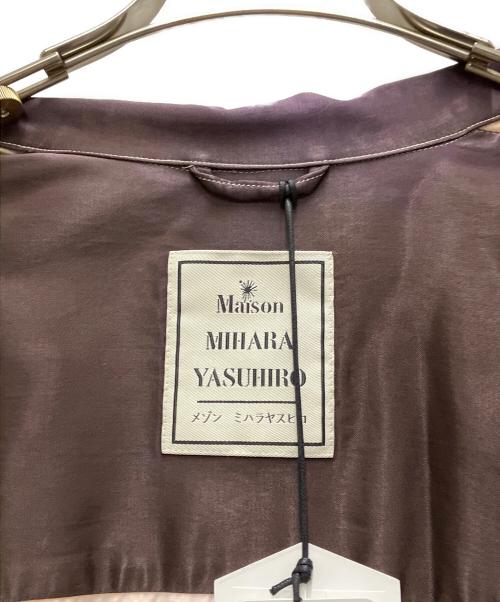 MIHARA YASUHIRO（ミハラヤスヒロ）MIHARA YASUHIRO (ミハラヤスヒロ) 24SS Bowling S/S Shirt ベージュ サイズ:48の古着・服飾アイテム