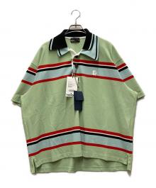 KOLOR（カラー）の古着「26SS ストライプポロシャツ」｜グリーン