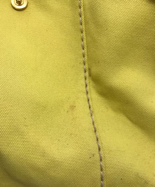 PRADA（プラダ）PRADA (プラダ) CANAPA L トートバッグ イエローの古着・服飾アイテム
