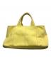 PRADA (プラダ) CANAPA L トートバッグ イエロー：18000円