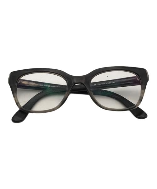 TOM FORD（トムフォード）TOM FORD (トムフォード) セミウェリントングラス ブラック×クリア サイズ:51 21 145の古着・服飾アイテム