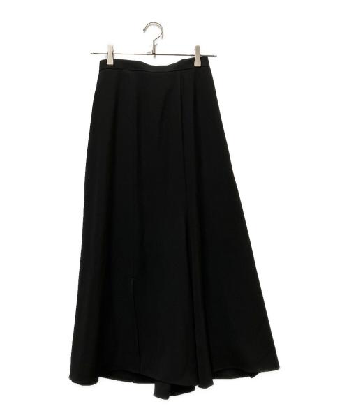 ENFOLD（エンフォルド）ENFOLD (エンフォルド) RANDOM-HEM SKIRT ブラック サイズ:36の古着・服飾アイテム