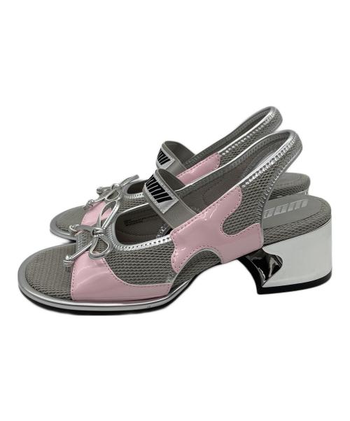 WOOMII（ウーミー）WOOMII (ウーミー) ONYX SILVER/PINK シルバー×ピンク サイズ:37の古着・服飾アイテム