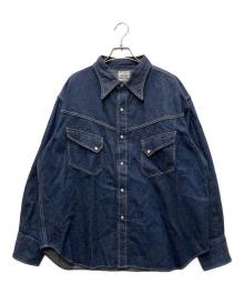 SAINT MICHAEL（セントマイケル）の古着「BBJ DENIM SHIRT/ REGID / BLUE」｜インディゴ
