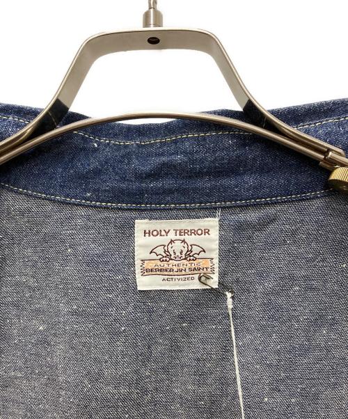 SAINT MICHAEL（セントマイケル）SAINT MICHAEL (セントマイケル) BBJ DENIM SHIRT/ REGID / BLUE インディゴ サイズ:Lの古着・服飾アイテム