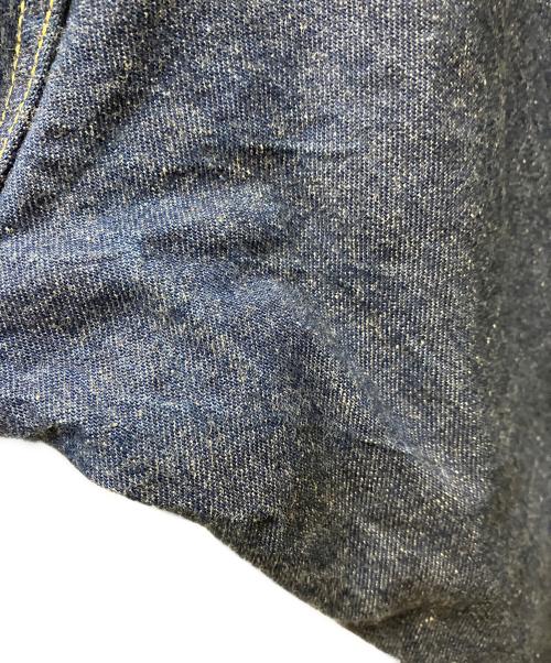 SAINT MICHAEL（セントマイケル）SAINT MICHAEL (セントマイケル) BBJ DENIM SHIRT/ REGID / BLUE インディゴ サイズ:Lの古着・服飾アイテム
