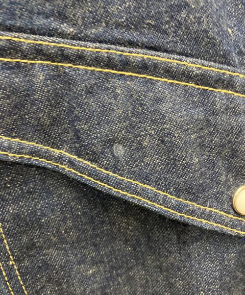 SAINT MICHAEL（セントマイケル）SAINT MICHAEL (セントマイケル) BBJ DENIM SHIRT/ REGID / BLUE インディゴ サイズ:Lの古着・服飾アイテム