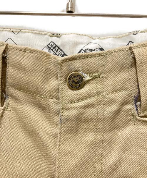 BEN DAVIS（ベンデイビス）BEN DAVIS (ベンデイビス) ゴリラカットパンツ ベージュ サイズ:W30の古着・服飾アイテム
