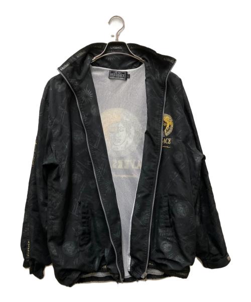 A.VERSACE（アルフレッドヴェルサーチ）A.VERSACE (アルフレッドヴェルサーチ) メデューサロゴトラックセットアップ ブラック サイズ:Lの古着・服飾アイテム