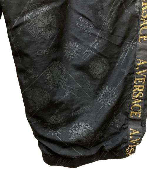 A.VERSACE（アルフレッドヴェルサーチ）A.VERSACE (アルフレッドヴェルサーチ) メデューサロゴトラックセットアップ ブラック サイズ:Lの古着・服飾アイテム