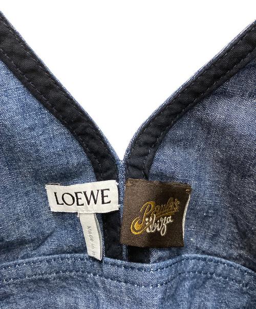 LOEWE（ロエベ）LOEWE (ロエベ) デニムビスチェトップ インディゴ サイズ:38の古着・服飾アイテム