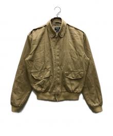 POLO RALPH LAUREN（ポロ・ラルフローレン）の古着「90`s A-2 type Cotton Jacket」｜ベージュ