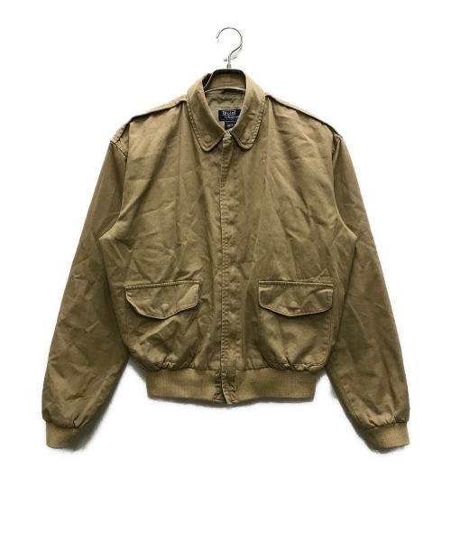 POLO RALPH LAUREN（ポロ・ラルフローレン）POLO RALPH LAUREN (ポロ・ラルフローレン) 90`s A-2 type Cotton Jacket ベージュ サイズ:Mの古着・服飾アイテム