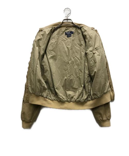 POLO RALPH LAUREN（ポロ・ラルフローレン）POLO RALPH LAUREN (ポロ・ラルフローレン) 90`s A-2 type Cotton Jacket ベージュ サイズ:Mの古着・服飾アイテム