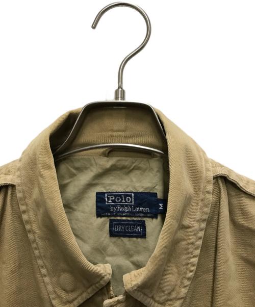POLO RALPH LAUREN（ポロ・ラルフローレン）POLO RALPH LAUREN (ポロ・ラルフローレン) 90`s A-2 type Cotton Jacket ベージュ サイズ:Mの古着・服飾アイテム
