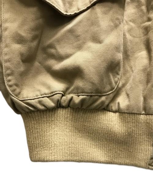 POLO RALPH LAUREN（ポロ・ラルフローレン）POLO RALPH LAUREN (ポロ・ラルフローレン) 90`s A-2 type Cotton Jacket ベージュ サイズ:Mの古着・服飾アイテム
