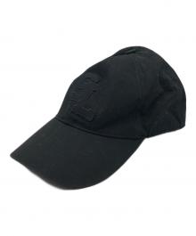 Saint Laurent Paris（サンローランパリ）の古着「ロゴベースボールキャップ」｜ブラック